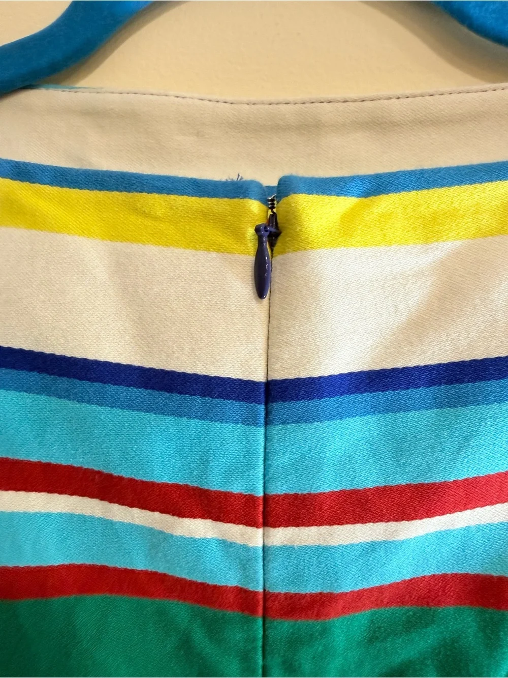 Talbots Multicolor Striped Pencil Skirt in Blue, Green, Yellow, Red